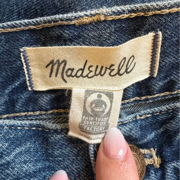 MADEWELL Low Slung Baggy Crop Jeans 26P - Picture 9 of 12